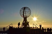 Mitternachtssonne am Nordkapp