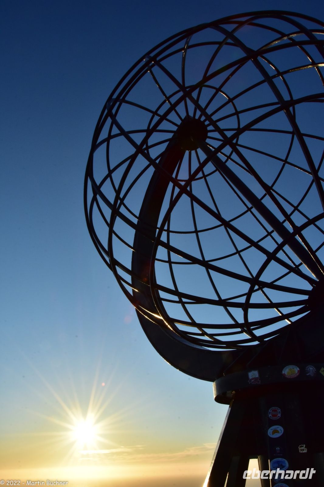 Mitternachtssonne am Nordkapp