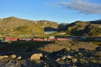 Mitternachtssonne auf der Insel Margerøya - Unser Hotel am Nordkapp