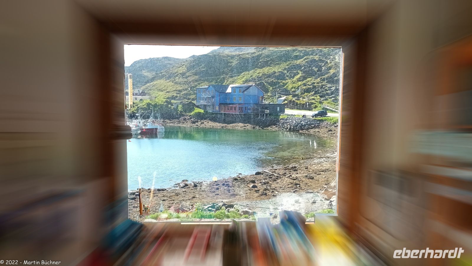 Fensterblick auf Kamøyvær