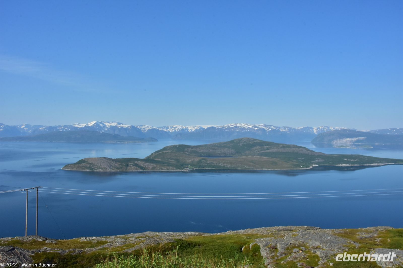 Kvænangensfjell - mit Blick auf den Plateau-Gletscher Øksfjordjøkelen