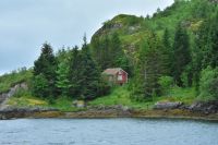 Versteckte Häuser am Raftsund