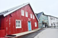 Fischerdorf Henningsvær auf der Insel Austvågøya