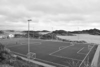 Der wohl berühmteste nördlichste Fußballplatz der Welt - Henningsvær, Lofoten