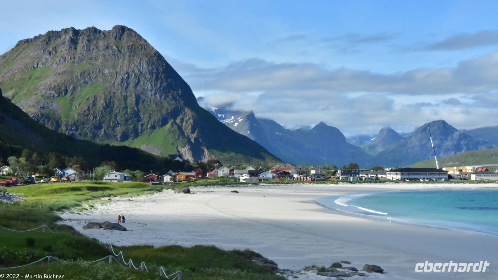 Flakstadøya - Sandstrand von Ramberg