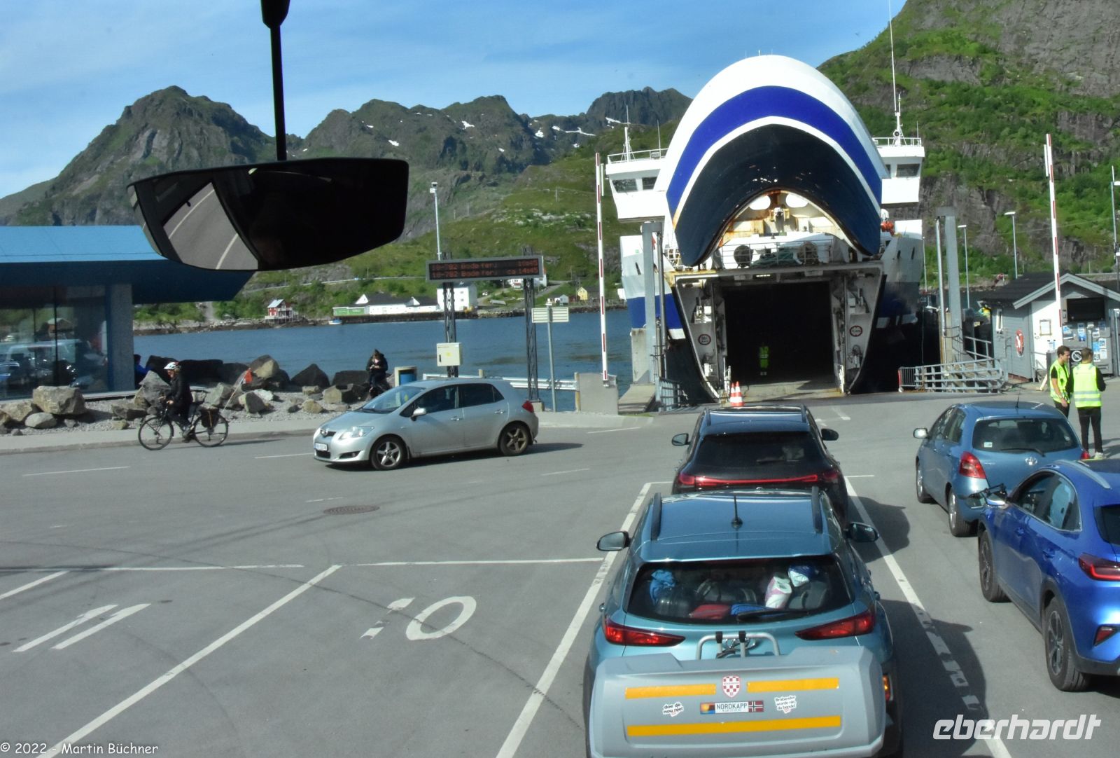 Lofoten-Fähre von Moskenes über den Vestfjord nach Bodø