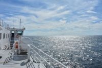 Lofoten-Fähre von Moskenes über den Vestfjord nach Bodø