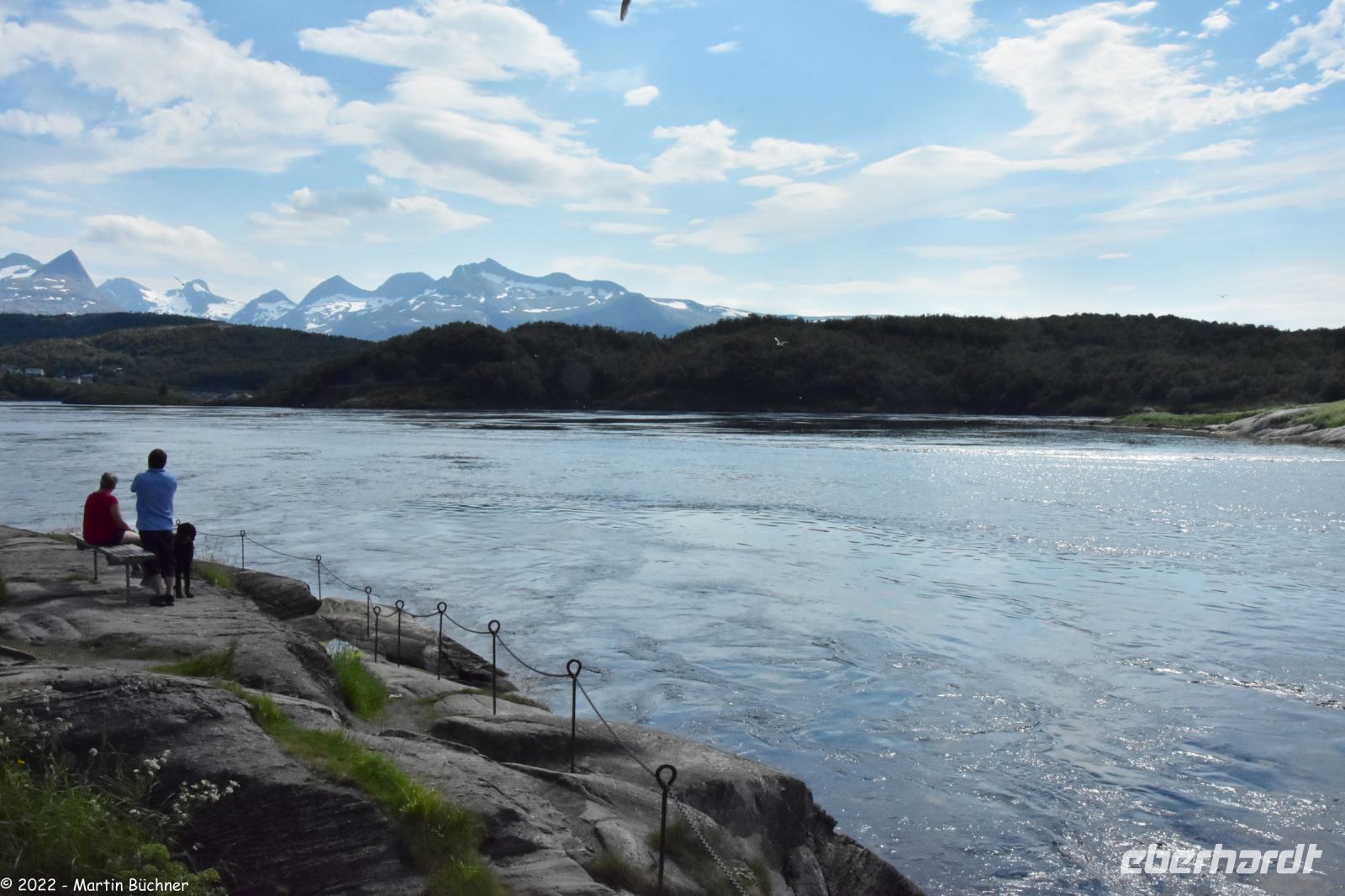 Saltstraumen - der stärkste Gezeitenstrom der Welt - was hier fließt ändert alle 6 Stunden die Fließrichtung