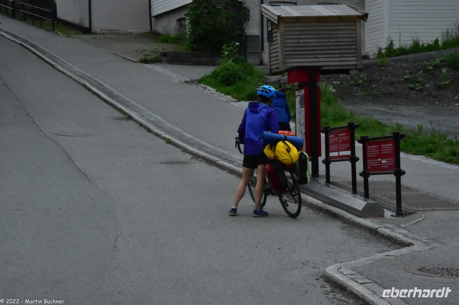 Trampen - Einziger Fahrradlift der Welt
