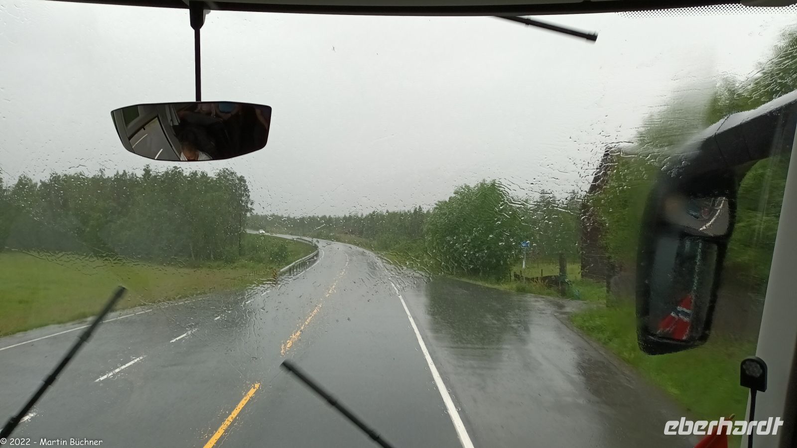 Nach perfektem Wetter - wird es nass