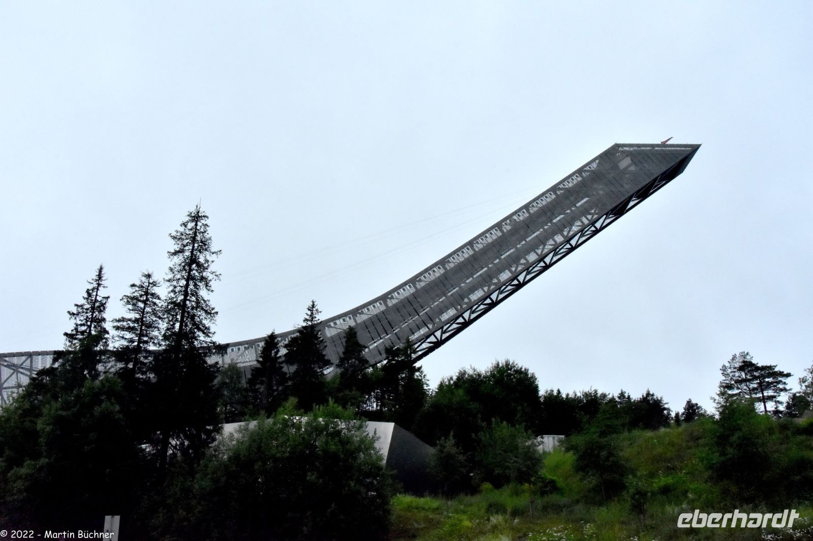 Ski-Schanzen am Holmenkollen in Oslo