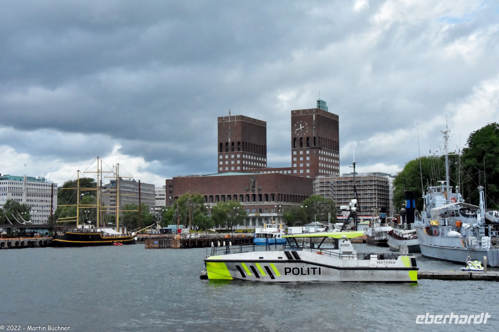 Oslo Rathaus am Oslofjord