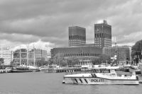 Oslo Rathaus am Oslofjord