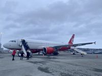 Tag 1 - Im Winter ist ins Norwegen alles möglich, nach einem turbulenten Anflug landen wir sicher in Tromsø 