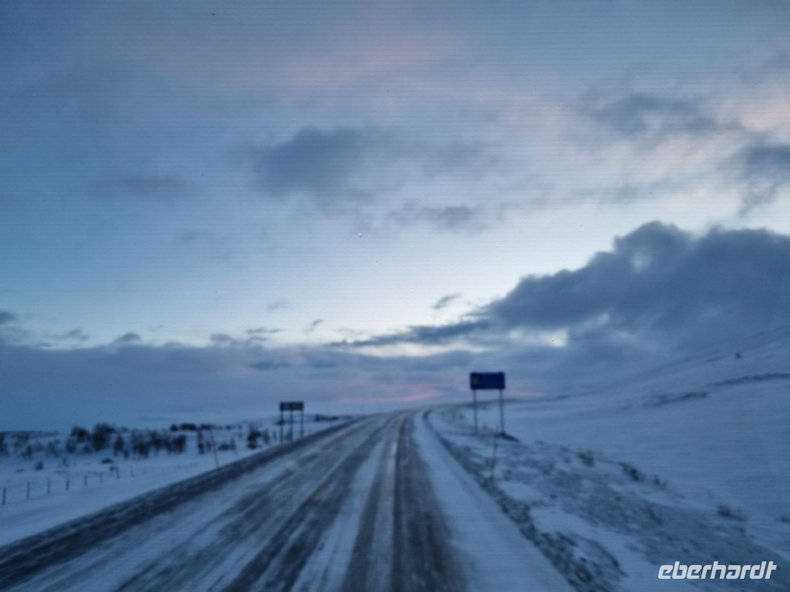 Fahrt über das Sennafjell 