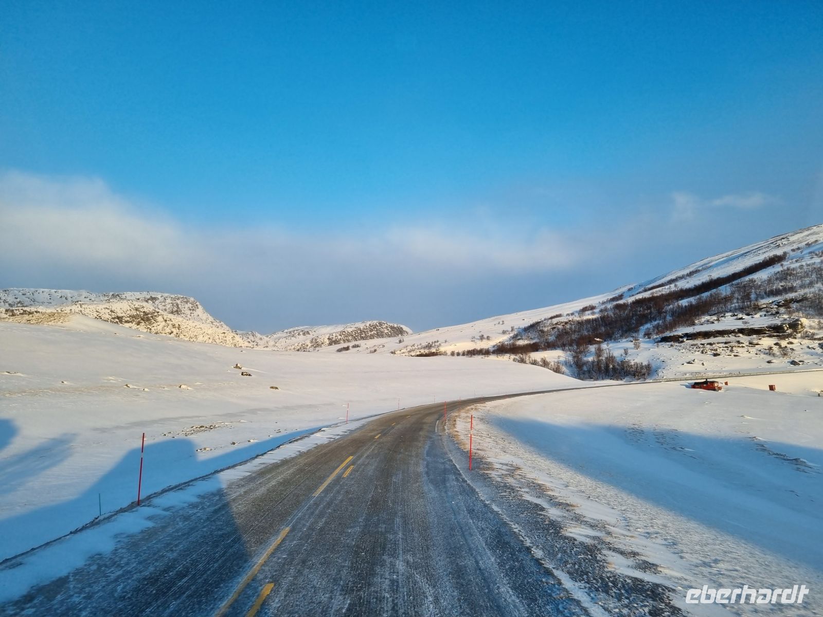 Fahrt von Alta zum Nordkap 