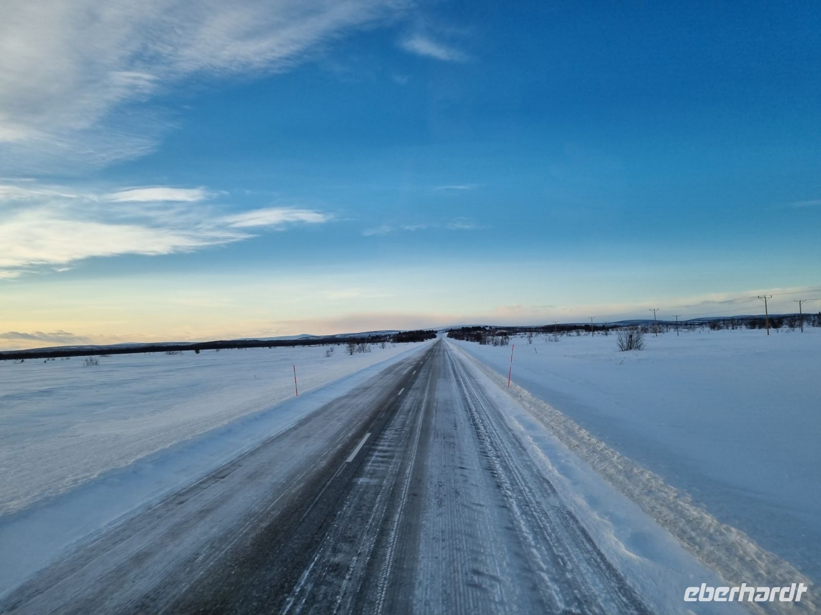 Fahrt von Alta nach Tromsø über Finnland...