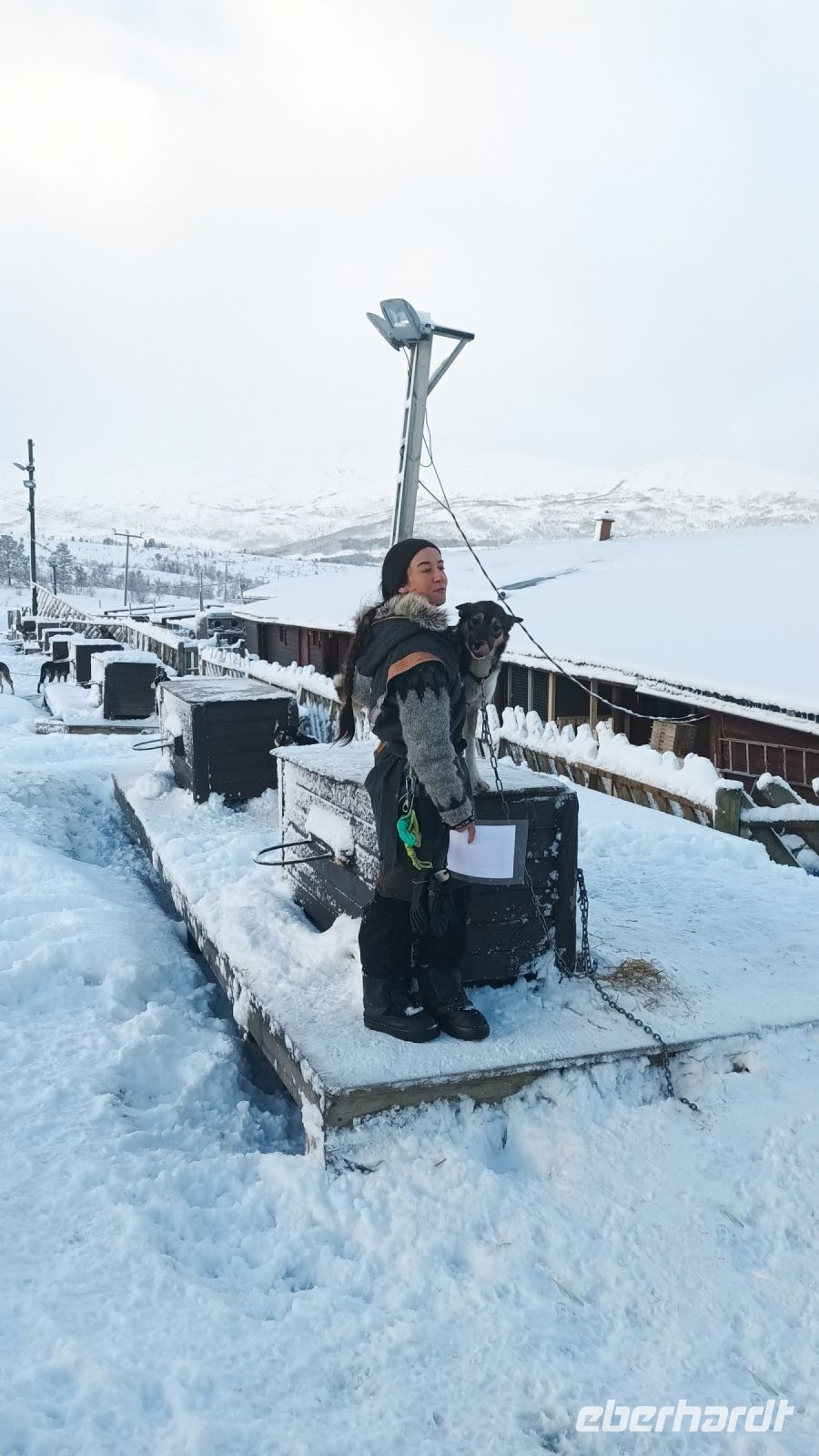 Musher auf der Hundefarm