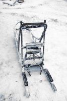 Das Arbeitsgerät - der Hundeschlitten