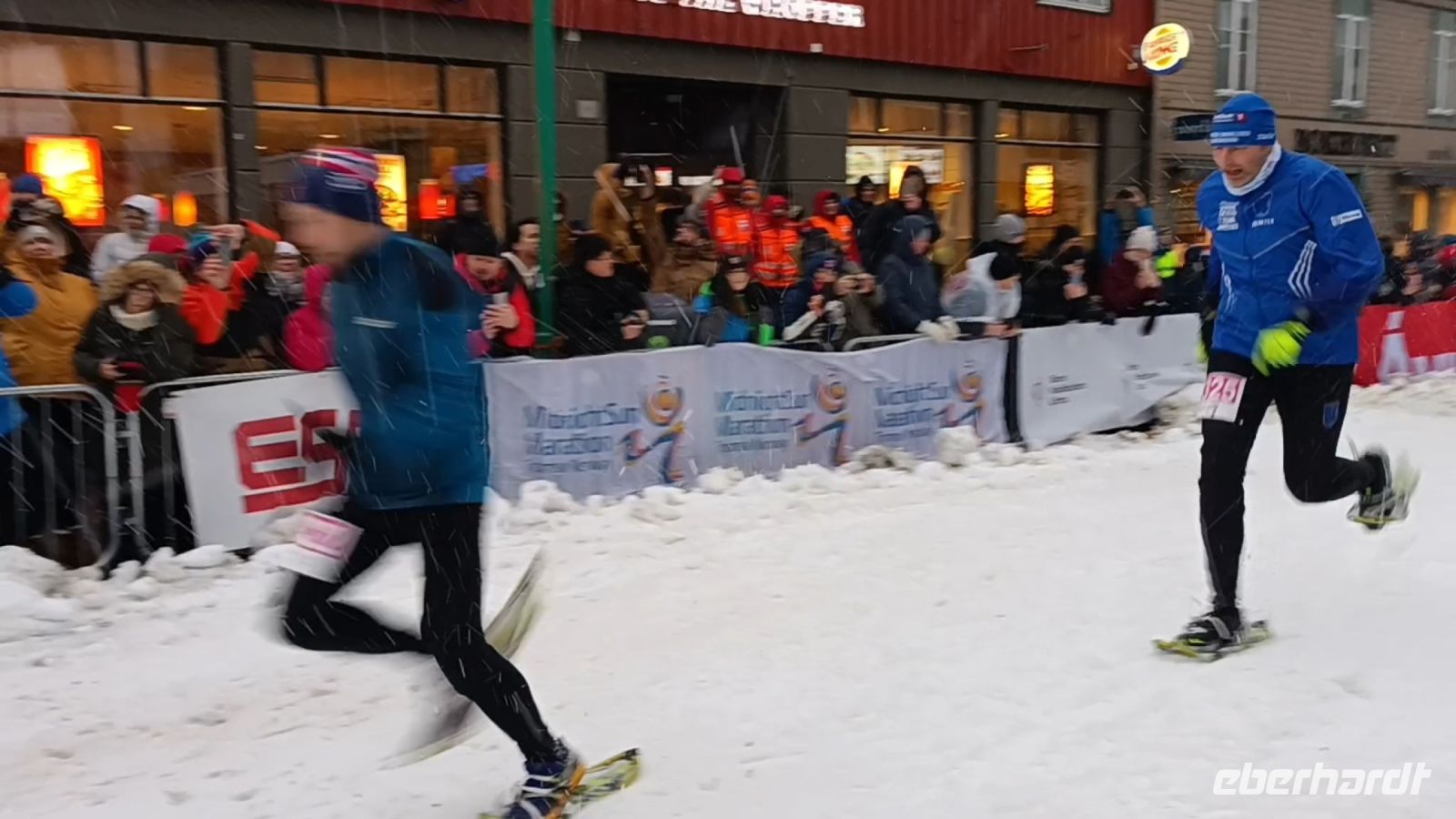 Schneeschuhrennen - kein Scherz!