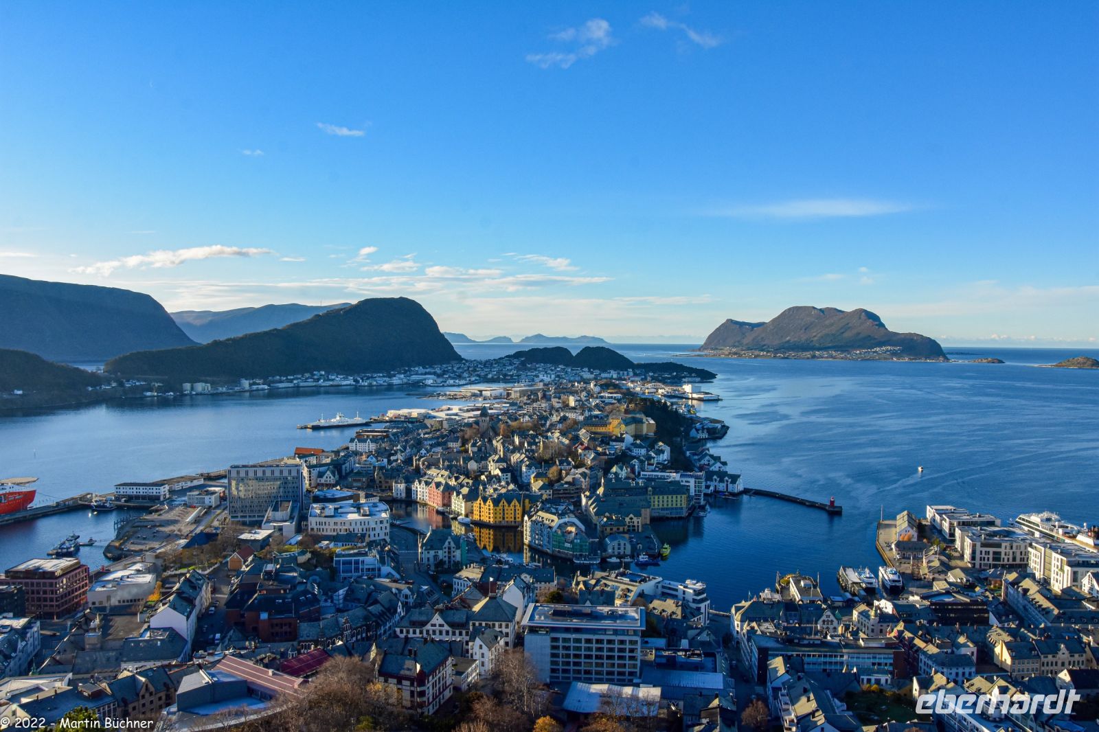 Ålesund - Blick vom Hausberg Aksla