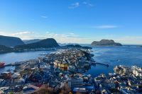 Ålesund - Blick vom Hausberg Aksla