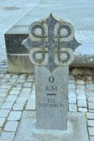 Trondheim - 0 Kilometer bis Nidaros - Das Ziel der St- Olav Pilgerwege - der Nidarosdom von Trondheim ist erreicht