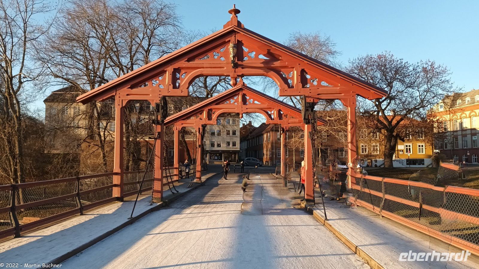 Trondheim - Gamle Bybron - die alte Stadtbrücke über den Fluss Nid (Nidelven)