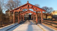 Trondheim - Gamle Bybron - die alte Stadtbrücke über den Fluss Nid (Nidelven)