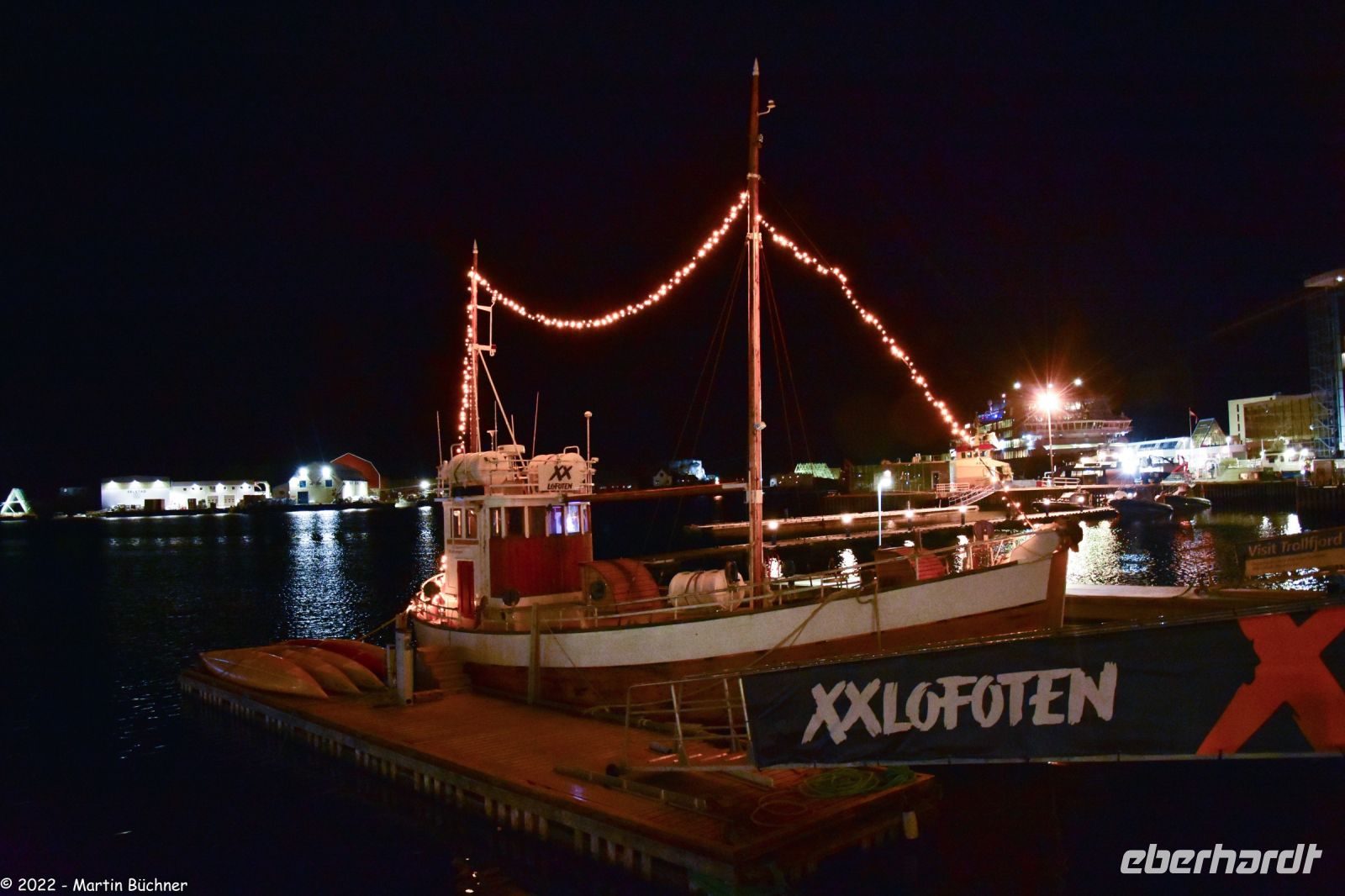 Hurtigruten - M/S Trollfjord - Svolvær - Hauptort der Lofoten