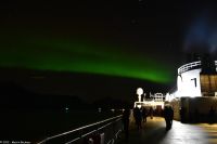 Hurtigruten - M/S Trollfjord - Polarlicht im Raftsund (Lofoten)