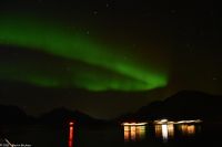 Hurtigruten - M/S Trollfjord - Polarlicht im Raftsund (Lofoten)