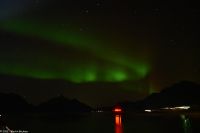 Hurtigruten - M/S Trollfjord - Polarlicht im Raftsund (Lofoten)