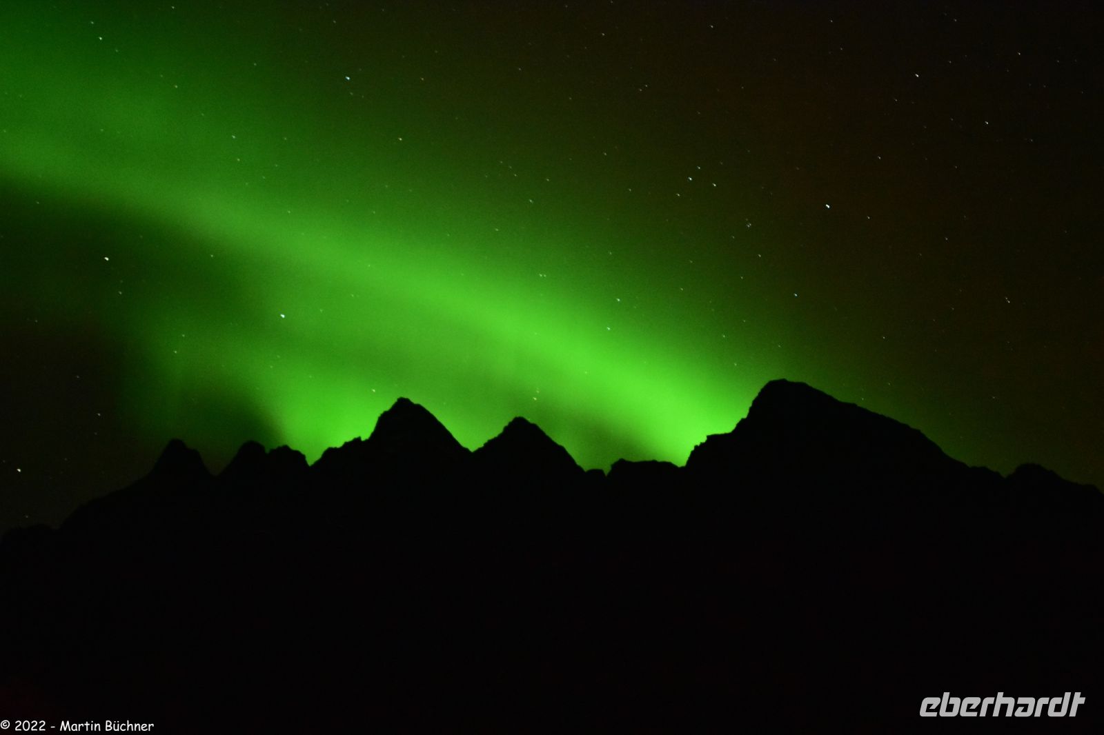 Hurtigruten - M/S Trollfjord - Polarlicht im Raftsund (Lofoten)