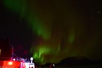Hurtigruten - M/S Trollfjord auf dem Weg von Tromsø nach Skjervøy - Polarlicht - Nordlicht - Aurora Borealis