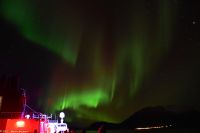 Hurtigruten - M/S Trollfjord auf dem Weg von Tromsø nach Skjervøy - Polarlicht - Nordlicht - Aurora Borealis