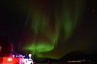 Hurtigruten - M/S Trollfjord auf dem Weg von Tromsø nach Skjervøy - Polarlicht - Nordlicht - Aurora Borealis