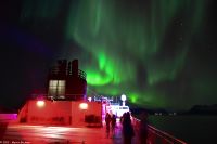 Hurtigruten - M/S Trollfjord auf dem Weg von Tromsø nach Skjervøy - Polarlicht - Nordlicht - Aurora Borealis