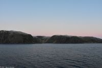 Hurtigruten - M/S Trollfjord - Polarnacht im Margerøyasund (Nordkapp-Insel)