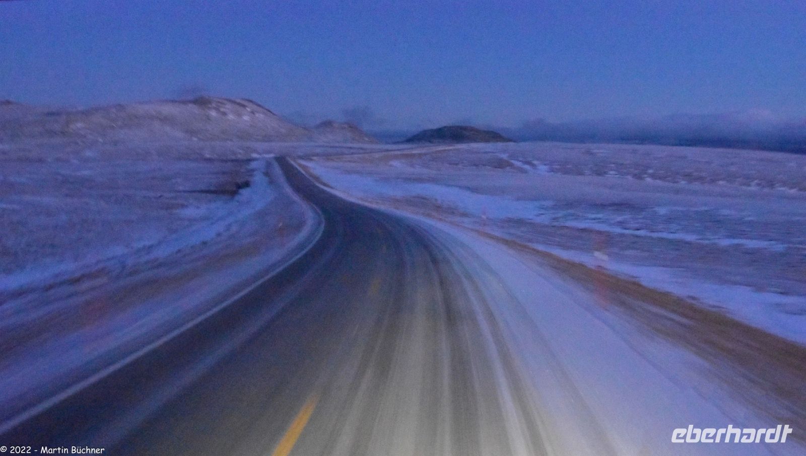 Polarnacht am Nordkapp 