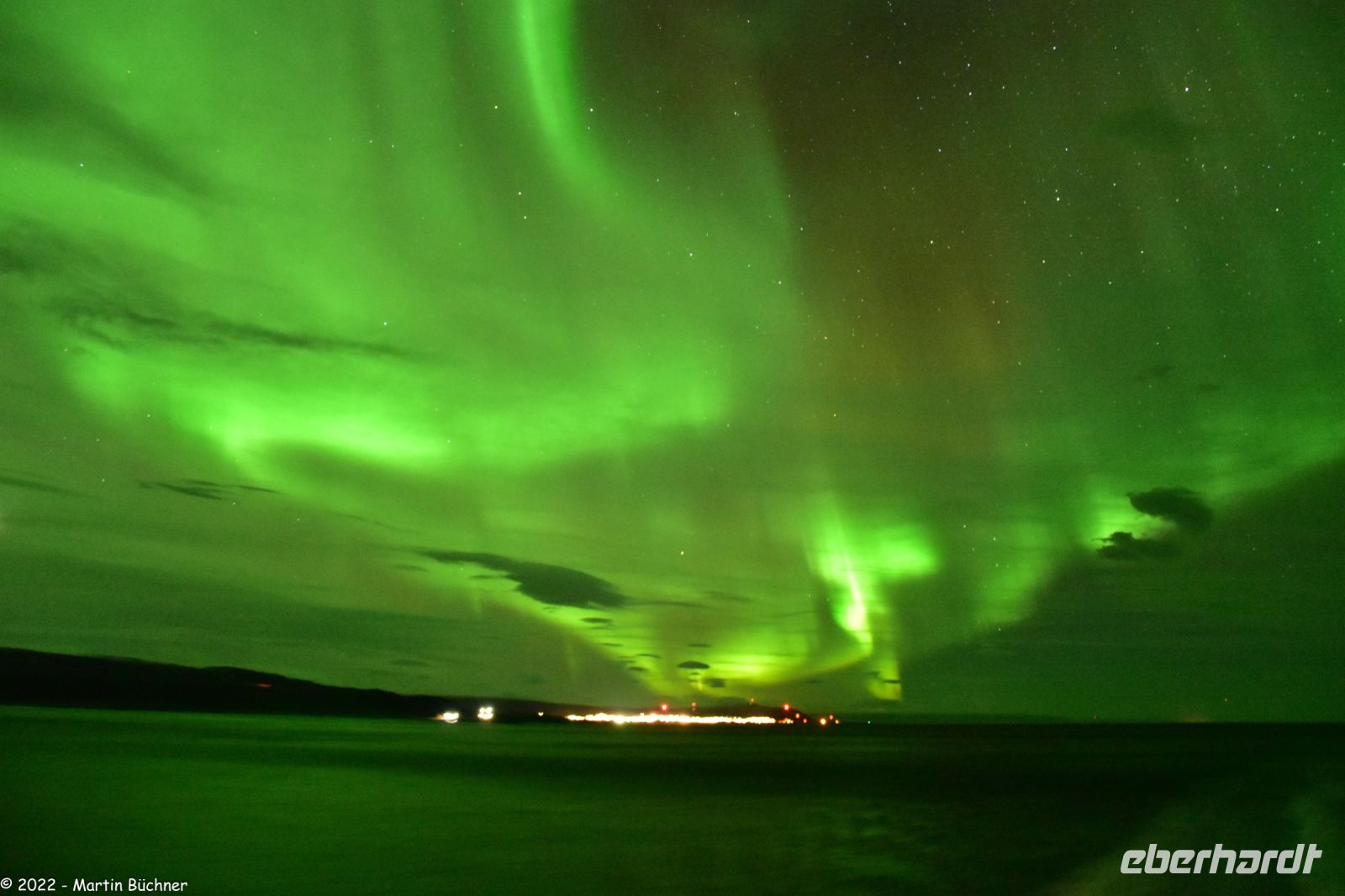 Polarlicht über der Barentssee