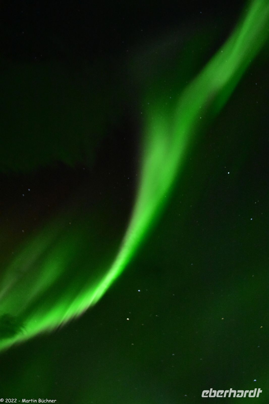 Polarlicht über der Barentssee