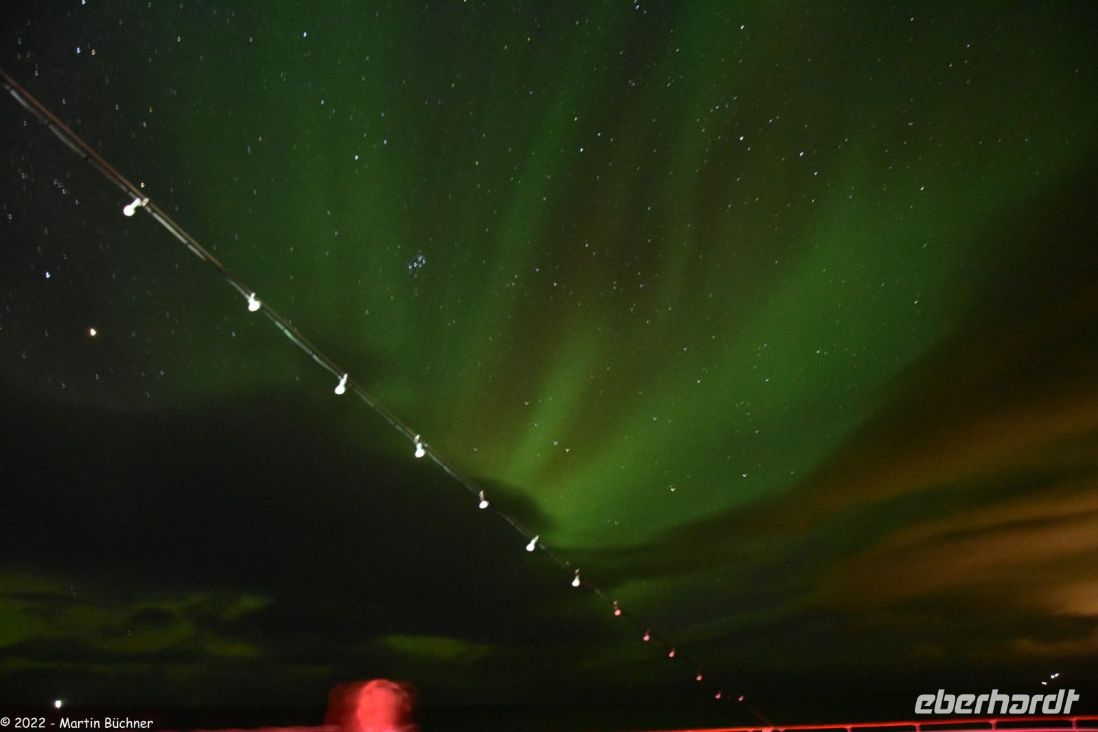 Hurtigruten - MS Trollfjord - Polarlicht über der Barentssee