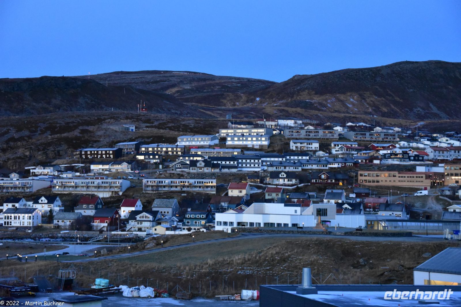 Polarnacht in Hammerfest (Mittag)