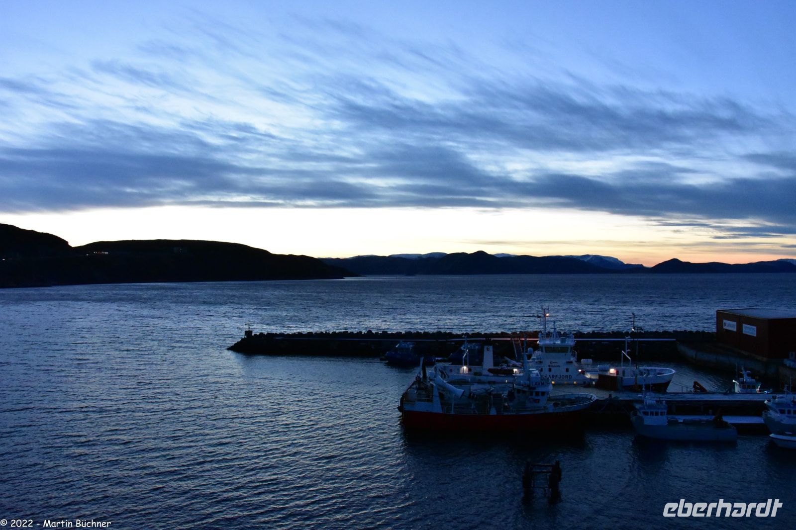 Polarnacht in Hammerfest (Mittag)