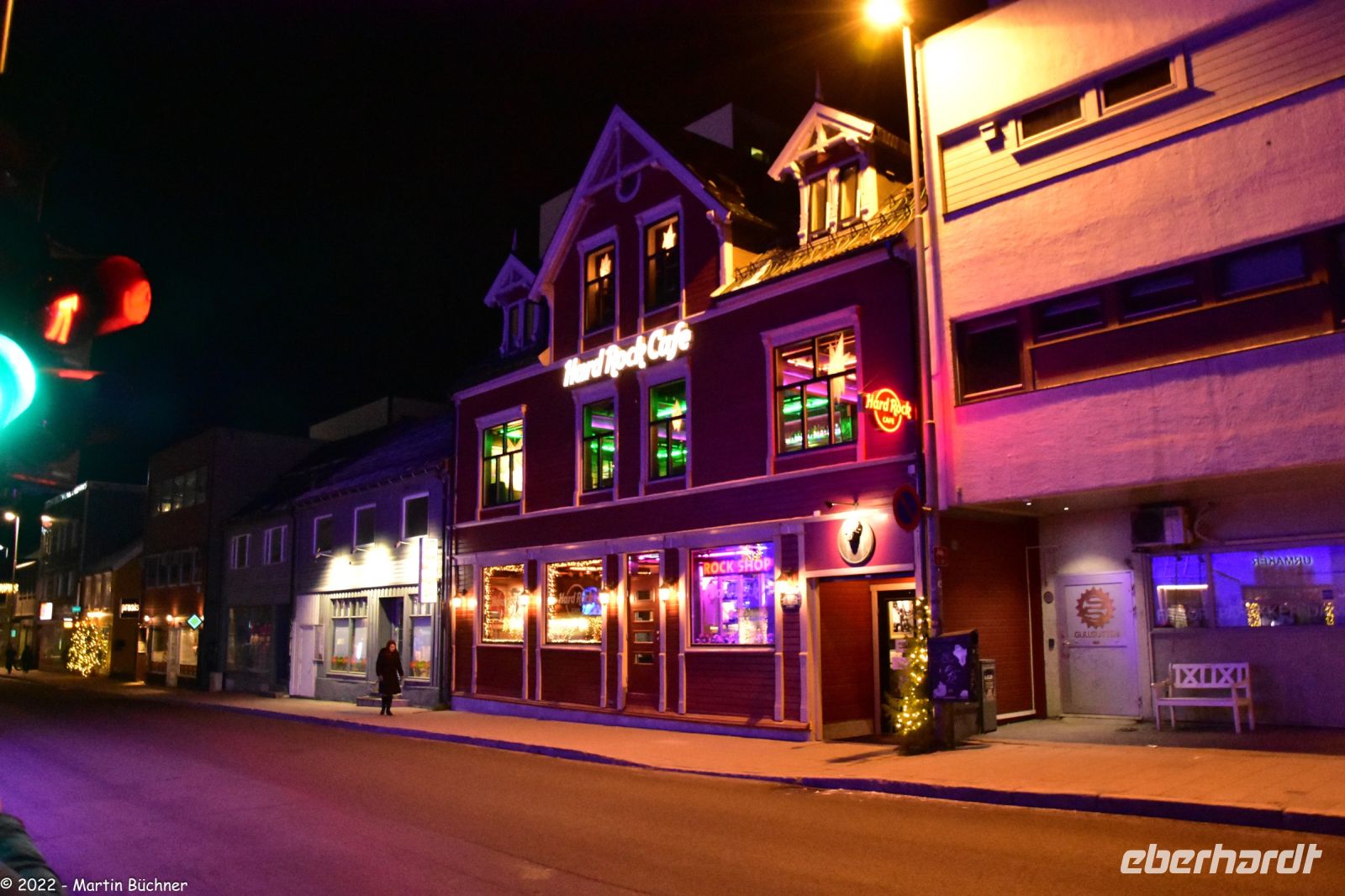 Heute Hardrock Café Tromsø - früher hielt sich Roald Amundsen in diesem Haus auf, wenn er in Tromsø weilte