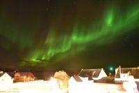 Polarlicht über Stamsund, Lofoten