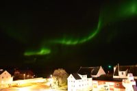 Polarlicht über Stamsund, Lofoten