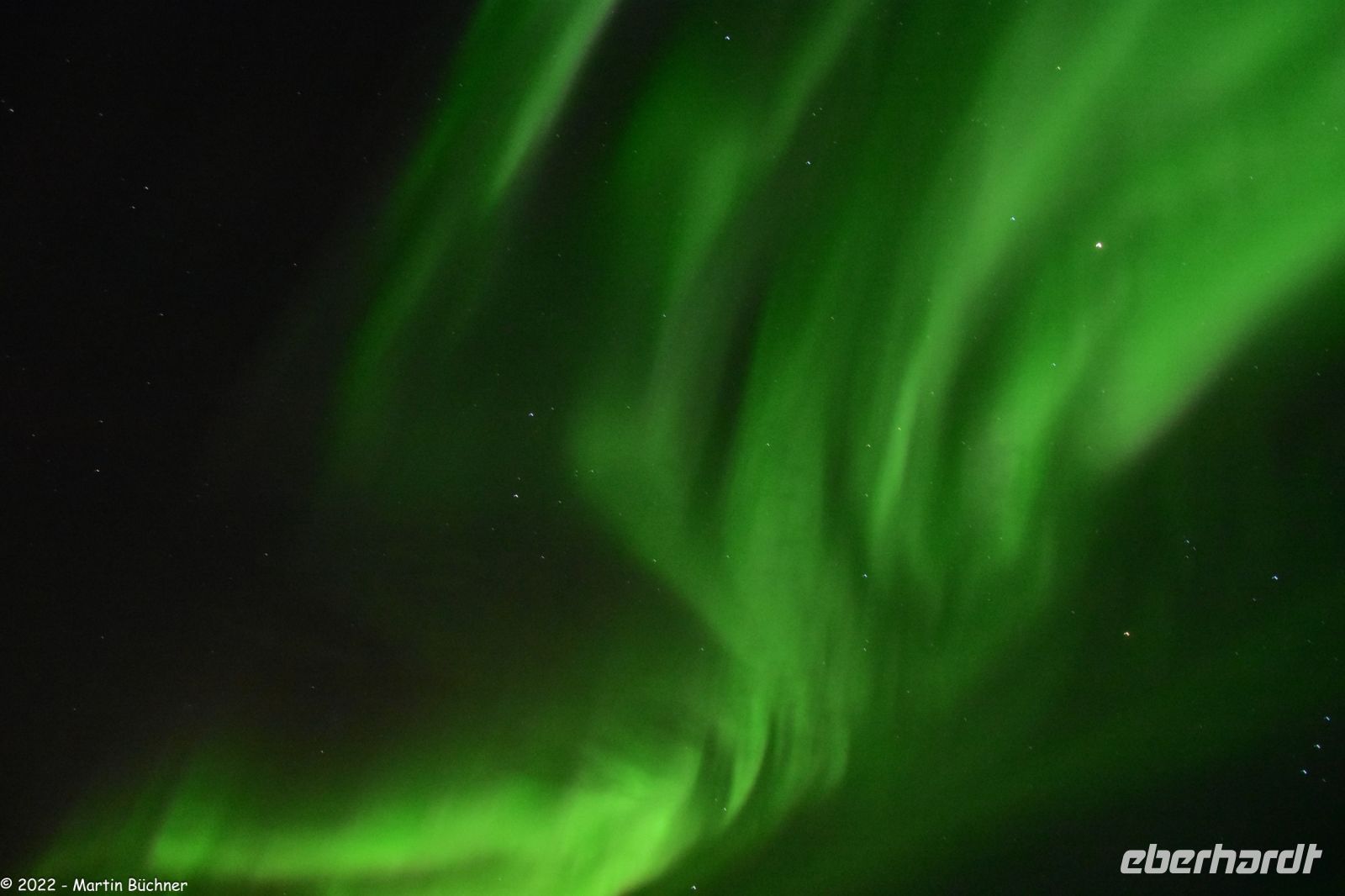 Polarlicht über dem Vestfjord