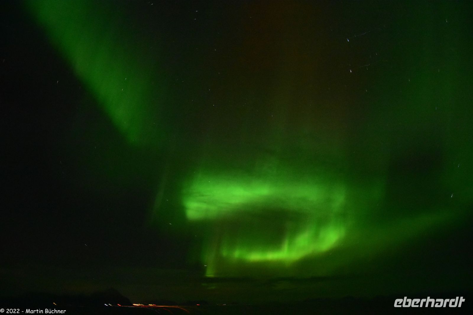 Polarlicht über dem Vestfjord